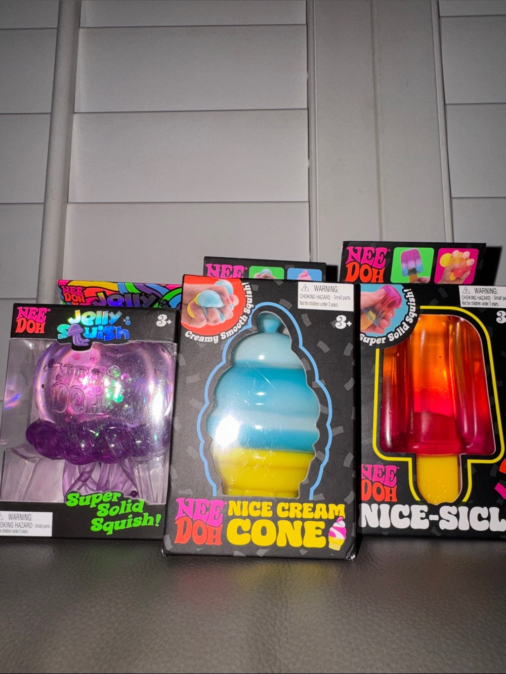 NEEDOH Nice Cream Cone, Jelly Squish, Nice-Sicle 🍦🪼🌅 - Picture 2 of 5